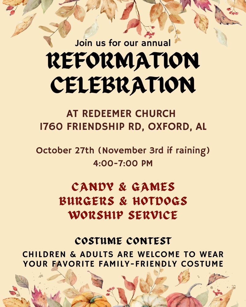 Reformation Celebration 2024